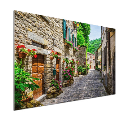 Panel de pared de cocina Una calle con encanto