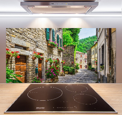 Panel de pared de cocina Una calle con encanto