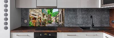 Panel de pared de cocina Una calle con encanto