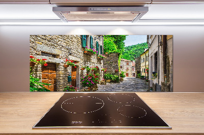 Panel de pared de cocina Una calle con encanto