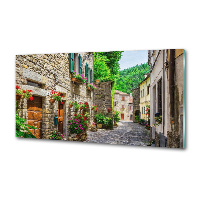 Panel de pared de cocina Una calle con encanto