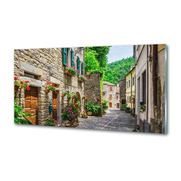 Panel de pared de cocina Una calle con encanto