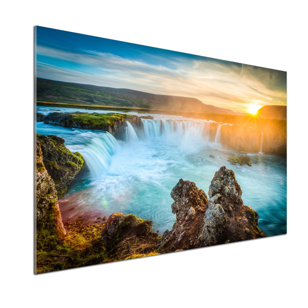 Panel między meble w kuchni Wodospad