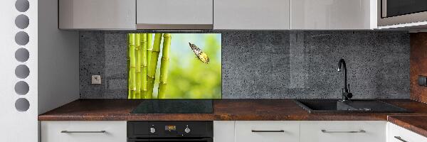 Panel do kuchni Bambus i motyl