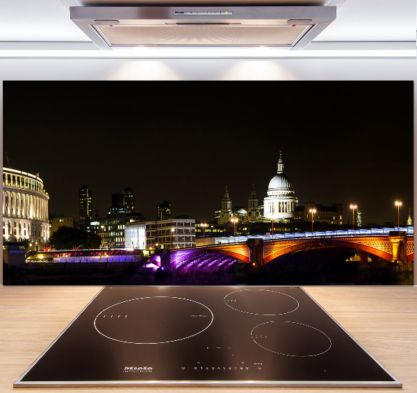 Salpicadero de cocina El puente de noche