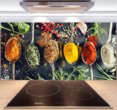 Salpicadero de cocina Especias de colores