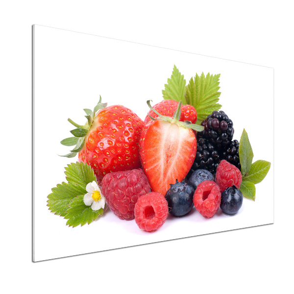 Panel antisalpicaduras Frutos del bosque