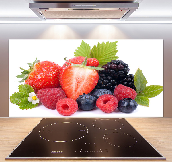 Panel antisalpicaduras Frutos del bosque