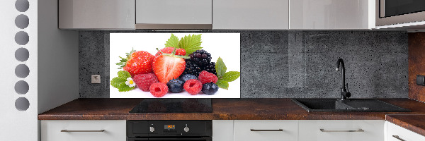 Panel antisalpicaduras Frutos del bosque