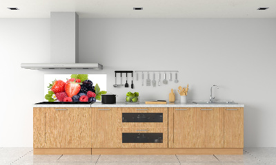 Panel dekor szkło Owoce leśne