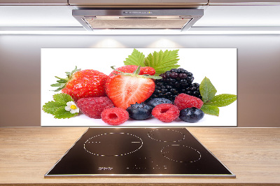 Panel antisalpicaduras Frutos del bosque