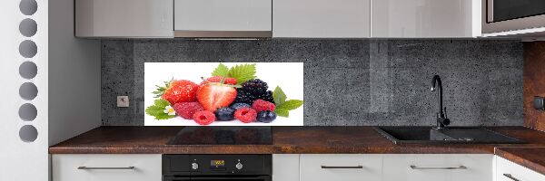 Panel antisalpicaduras Frutos del bosque