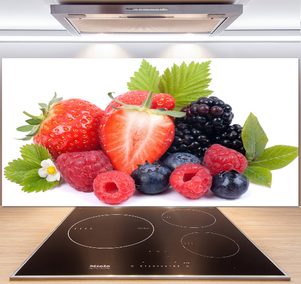 Panel antisalpicaduras Frutos del bosque