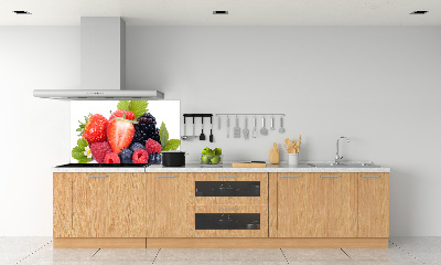 Panel antisalpicaduras Frutos del bosque