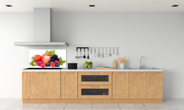 Panel antisalpicaduras Frutos del bosque