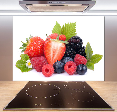 Panel antisalpicaduras Frutos del bosque