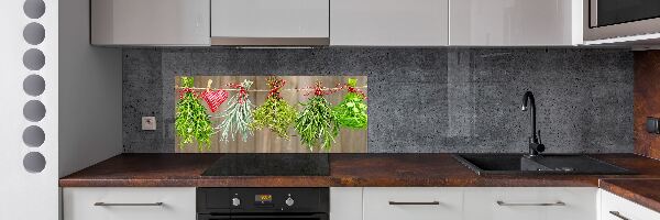 Panel para cocina Hierbas en una cuerda