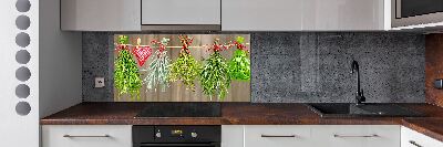 Panel para cocina Hierbas en una cuerda