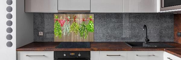 Panel para cocina Hierbas en una cuerda