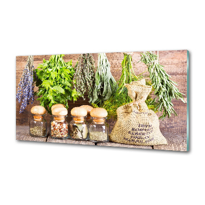 Panel do kuchni Zioła na sznurku