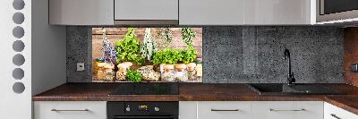 Panel do kuchni Zioła na sznurku