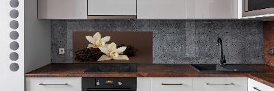 Panel de pared de cocina vainas de vainilla