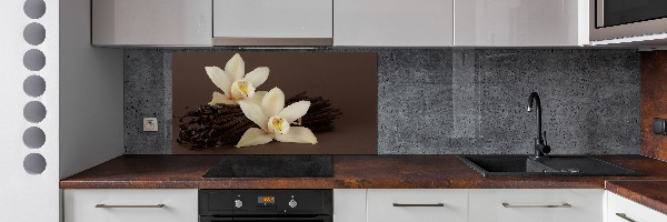 Panel de pared de cocina vainas de vainilla