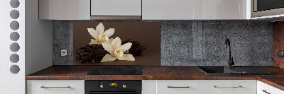 Panel de pared de cocina vainas de vainilla