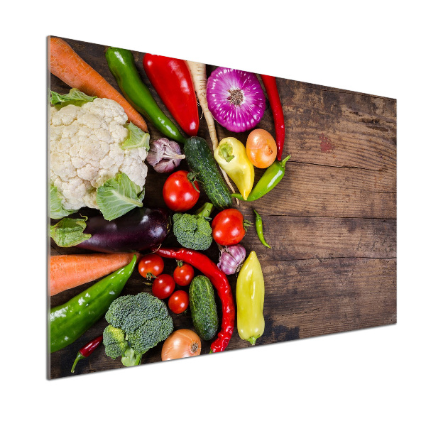 Panel antisalpicaduras Verduras