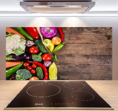 Panel antisalpicaduras Verduras