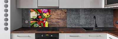 Panel antisalpicaduras Verduras