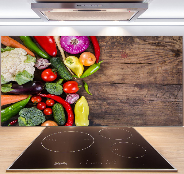 Panel antisalpicaduras Verduras