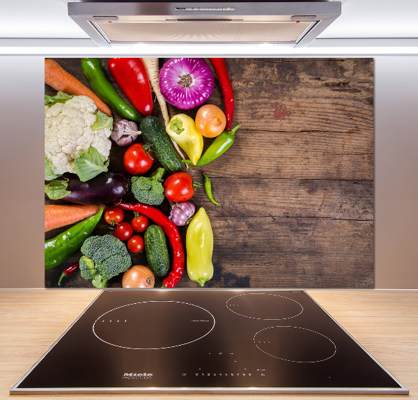 Panel antisalpicaduras Verduras