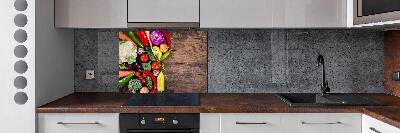 Panel antisalpicaduras Verduras