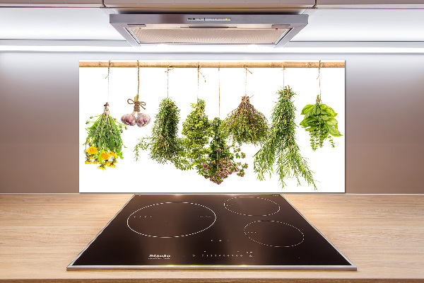 Panel para cocina Hierbas en una cuerda