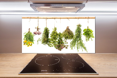 Panel para cocina Hierbas en una cuerda