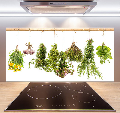 Panel para cocina Hierbas en una cuerda