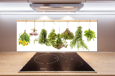 Panel para cocina Hierbas en una cuerda