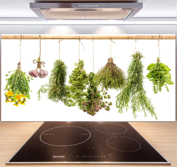 Panel para cocina Hierbas en una cuerda