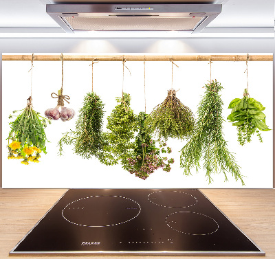 Panel para cocina Hierbas en una cuerda