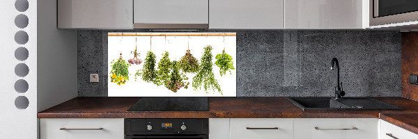 Panel para cocina Hierbas en una cuerda