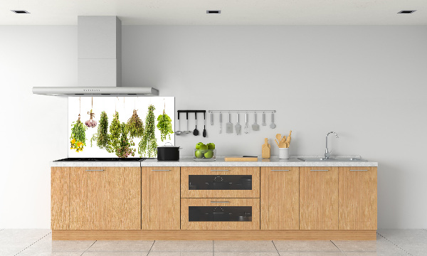 Panel para cocina Hierbas en una cuerda