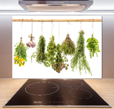 Panel para cocina Hierbas en una cuerda