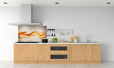 Panel de pared de cocina Ondas abstractas