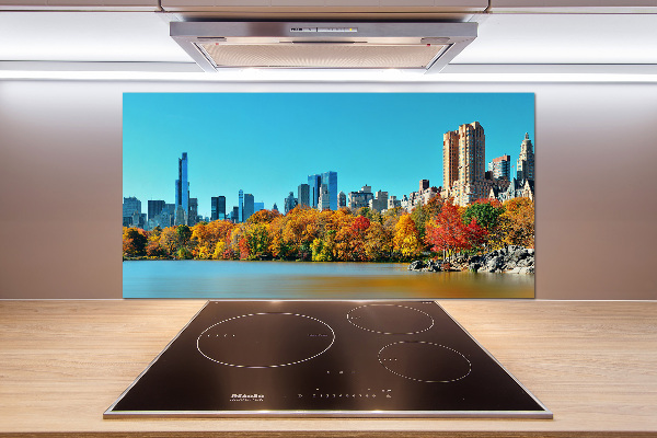 Panel para cocina Nueva York en otoño