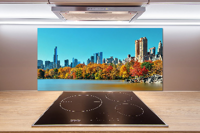 Panel para cocina Nueva York en otoño