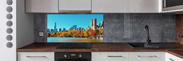 Panel para cocina Nueva York en otoño