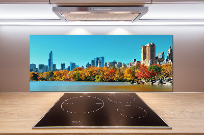 Panel para cocina Nueva York en otoño