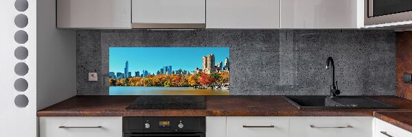 Panel para cocina Nueva York en otoño