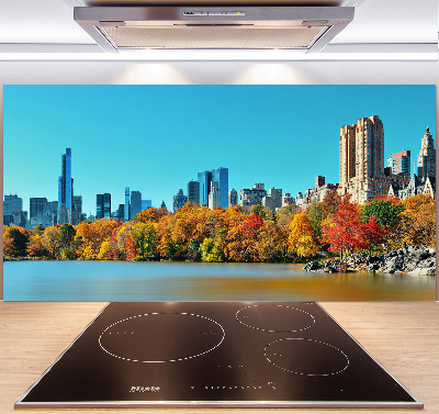 Panel para cocina Nueva York en otoño